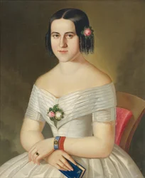 Porträt von Kornélie Spanyiková, geb. Baintnerová